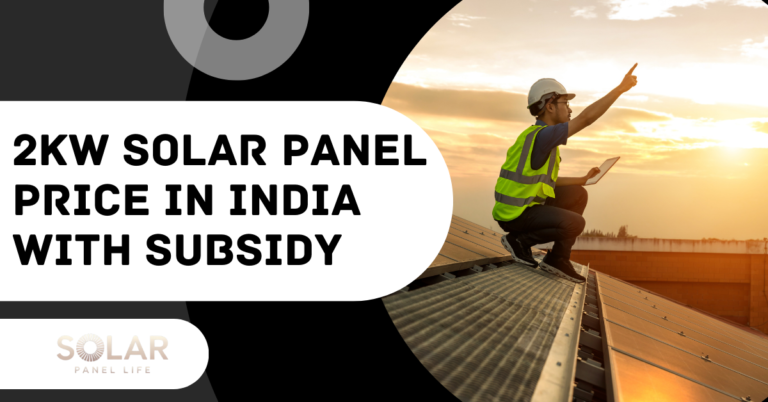 2kW solar panel system with subsidy information in India