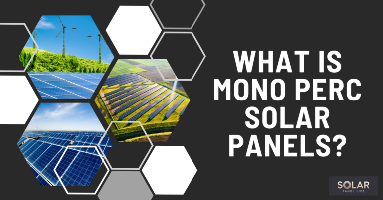 Multiple solar panel installations in hexagon frames, including fields and rooftop setups.