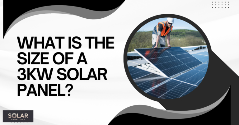 Technician adjusting solar panels on a rooftop under clear sky.
